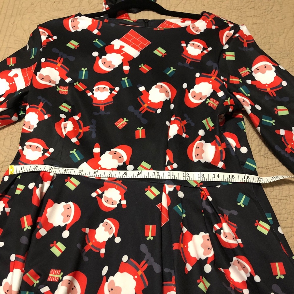 Christmas Dress. Ouges Santa Claus Dress, Large - image 5